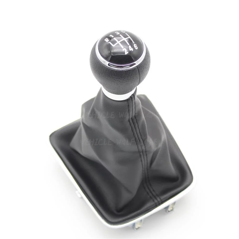 For VW Golf Plus 2005 2006 2007 2008 2009 2010 2011 2012 2013 2014 New 6 Speed Car Gear Stick Shift Knob Leather Boot