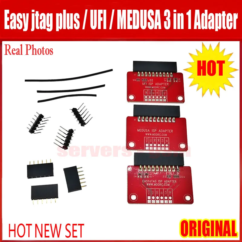 MOORC ORIGINAL NEW EASY JTAG / MEDUSD PRO /UFI ISP 3 in 1 EMMC Adapter