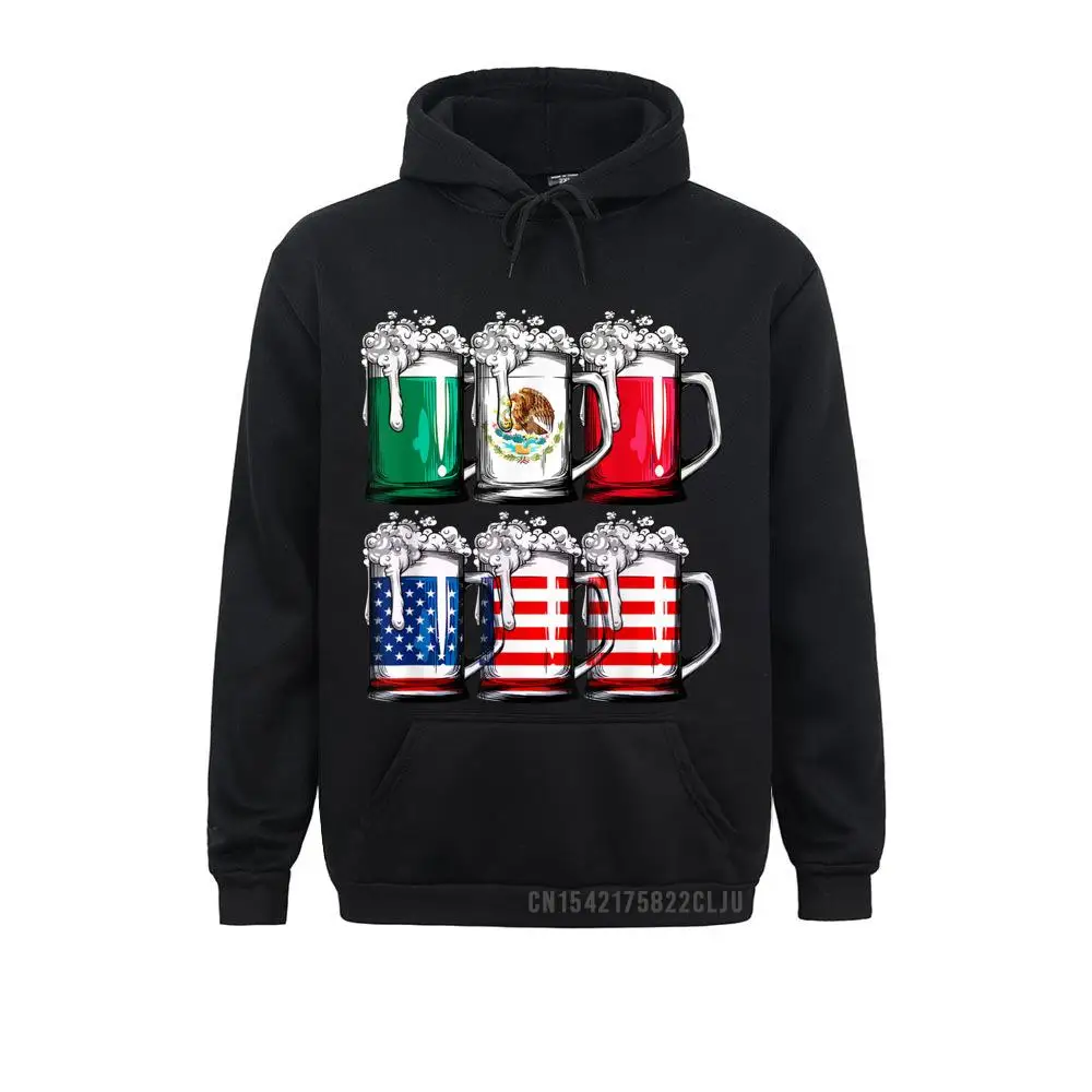 Beer Mexican American Flag Hooded Cinco De Mayo Women Warm Print Hoodies For Men Sweatshirts Printing Hoods 2021 Fashion