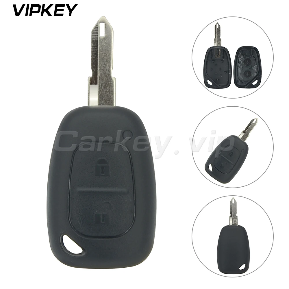 

Remtekey 2pcs Remote Key Shell Case 2 Button NE73 Blade 2002 2003 2004 2005 2006 2007 2008 2009 2010 For Renault Master Traffic