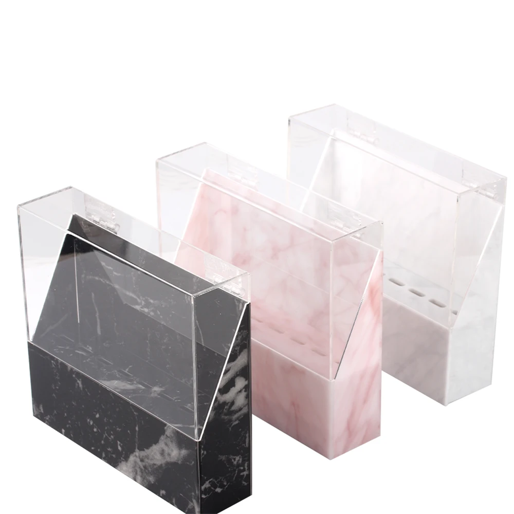 Acrylic 8 Holes Eyelashes Tweezers Storage Holder Durable Convenient Tweezers Rack Stand Shelf Holder Beauty Makeup Tools