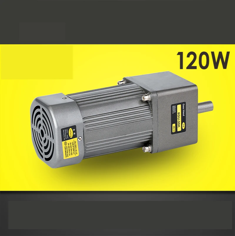 

5IK120GU-CF AC220V 50/60HZ 120W AC geared motor, high torque, reversible, speed control motor + speed controller