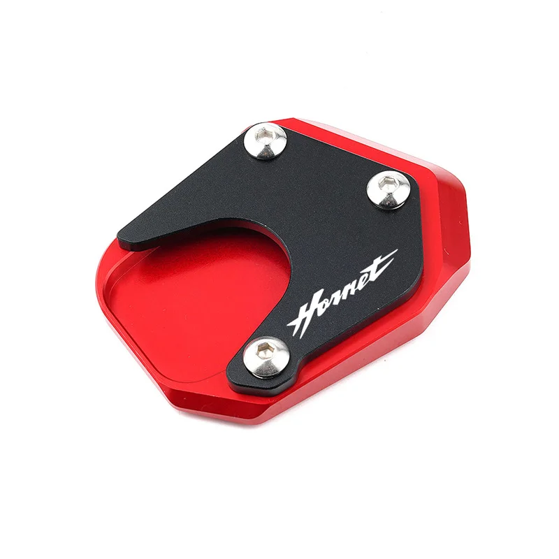 Motorcycle CNC Kickstand Foot Side Stand Extension Pad Support Plate For HORNET CB600F 2008-2013 CB900F 2002-2007