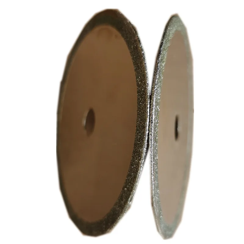 Disco de molienda de diamante, disco de corte de vidrio de 80x1,2x10 agujeros, rebanada de diamante de doble cara, rebanada ranurada de 3 pulgadas