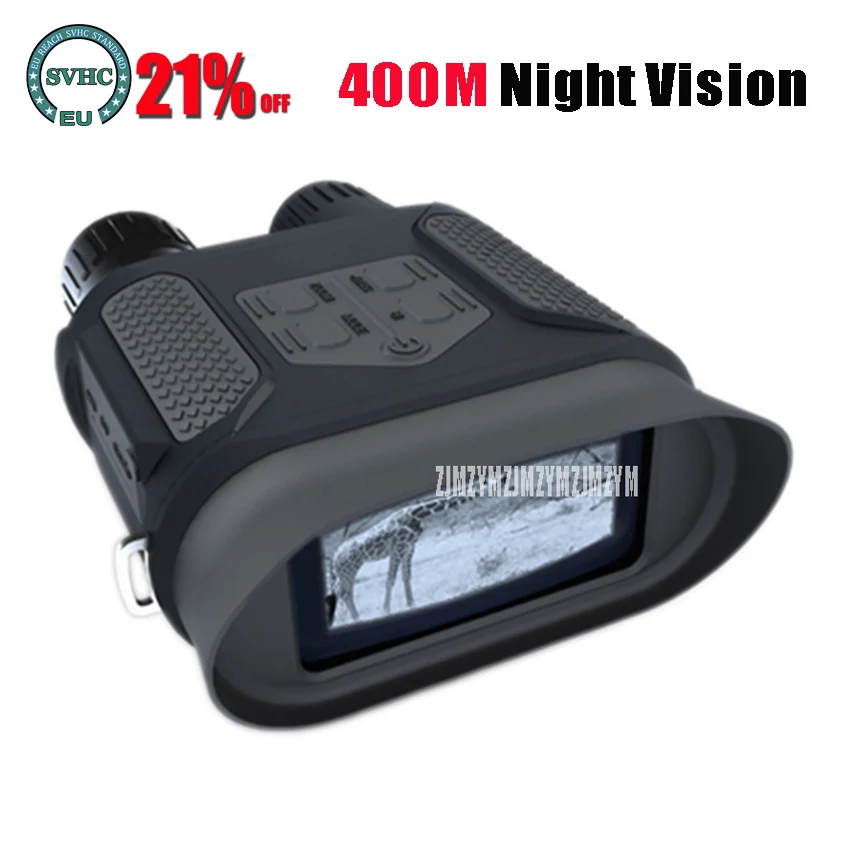 

WG400B Digital HD Binocular NV Spotter 31X Night Vision Hunting Telescope 1300ft/400M 2inch TFT LCD Infrared IR Camera Camcorder