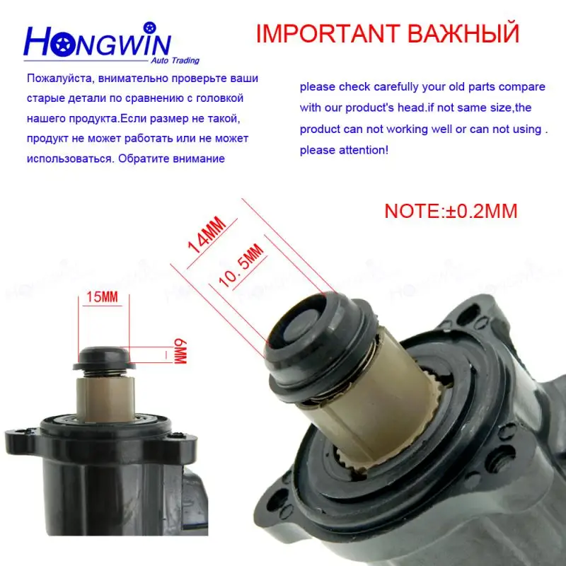 MD628119 Idle Air Control Valve For Mitsubishi montero/Chrysler/Dodge 3.0,3.5L V6 MD628117/MD628174/MD619857/2H1081/2H1203