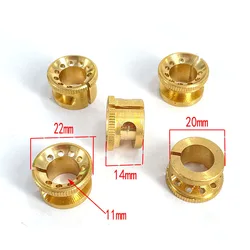 EDM 와이어 컷 황동 워터 노즐 스토퍼, 20*23*14mm, CNC 와이어 커팅 기계용