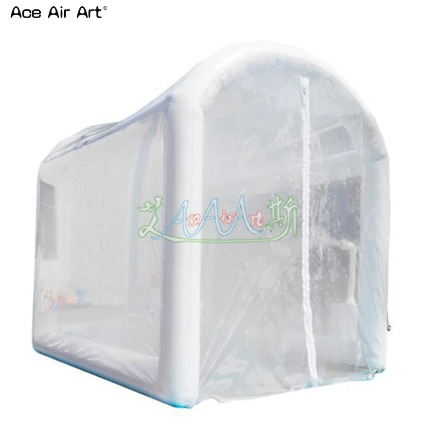 2.3x1.5x2m Inflatable Disinfection Channel Tent Customized Color Airtight Sanitizing Spray Tunnel Tent with Free Pump