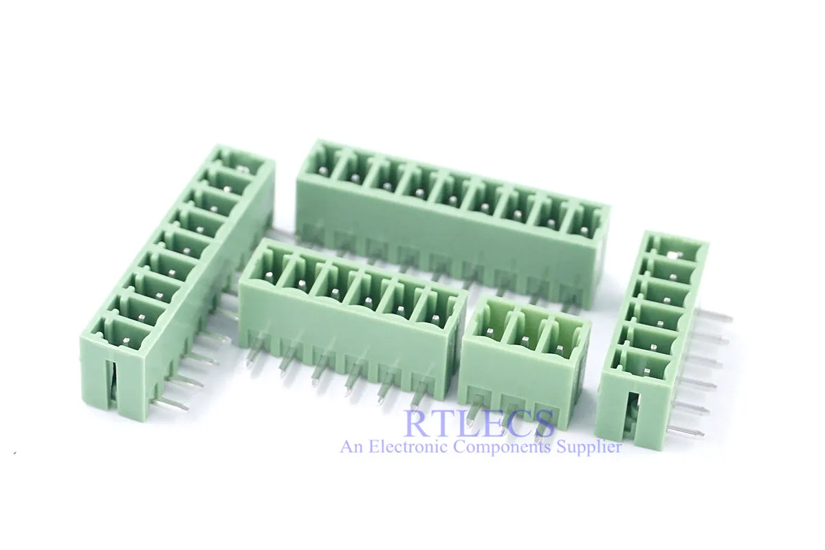 50개 미니 콤비콘 헤더 메이드 핀 3.5mm 오른쪽 각도 MC1.5: 전자공학자에게 추천하는 신뢰할 수 있는 연결부품