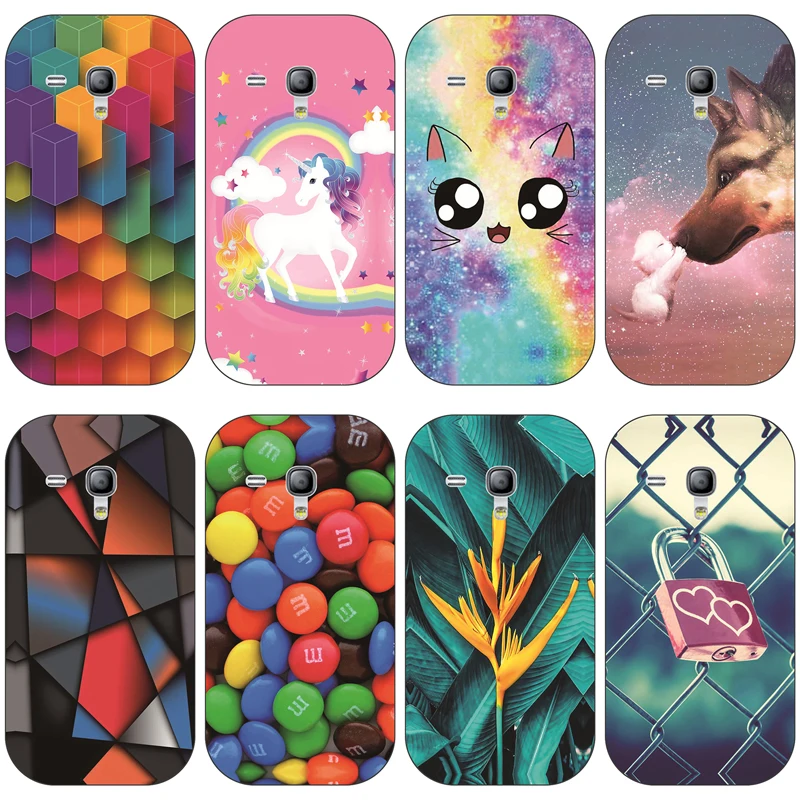 For Samsung Galaxy S3 Mini i8190 GT-i8190 Cases Soft TPU Silicon Phone Back Cover S3MINI phone back Case etui bumper funda coque