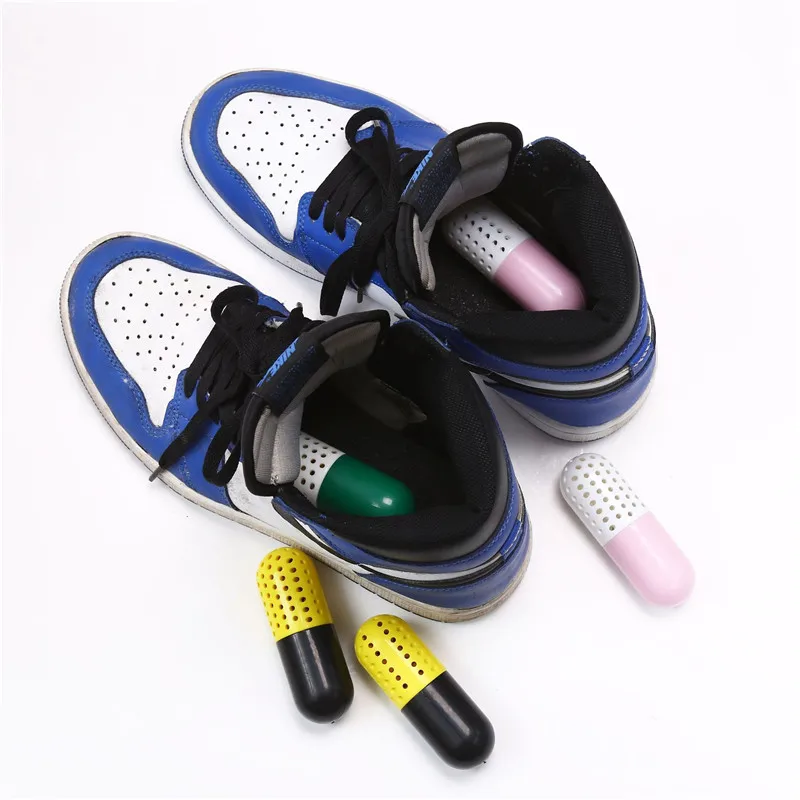 2pcs Shoe Deodorant Stretching Pill shape Deodorant Sterilizer Shoes Dryer Drying Heater Warmers Shoe Dryer moisture absorber