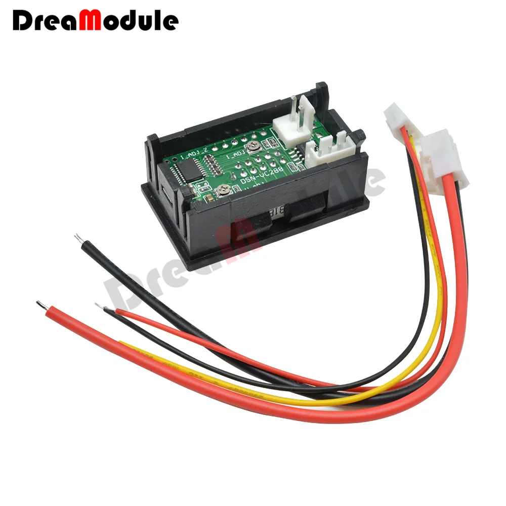 DC 0-100V 50A 100A voltmetro digitale amperometro doppio Display rilevatore di tensione misuratore di corrente pannello Amp Volt Gauge rosso blu LED