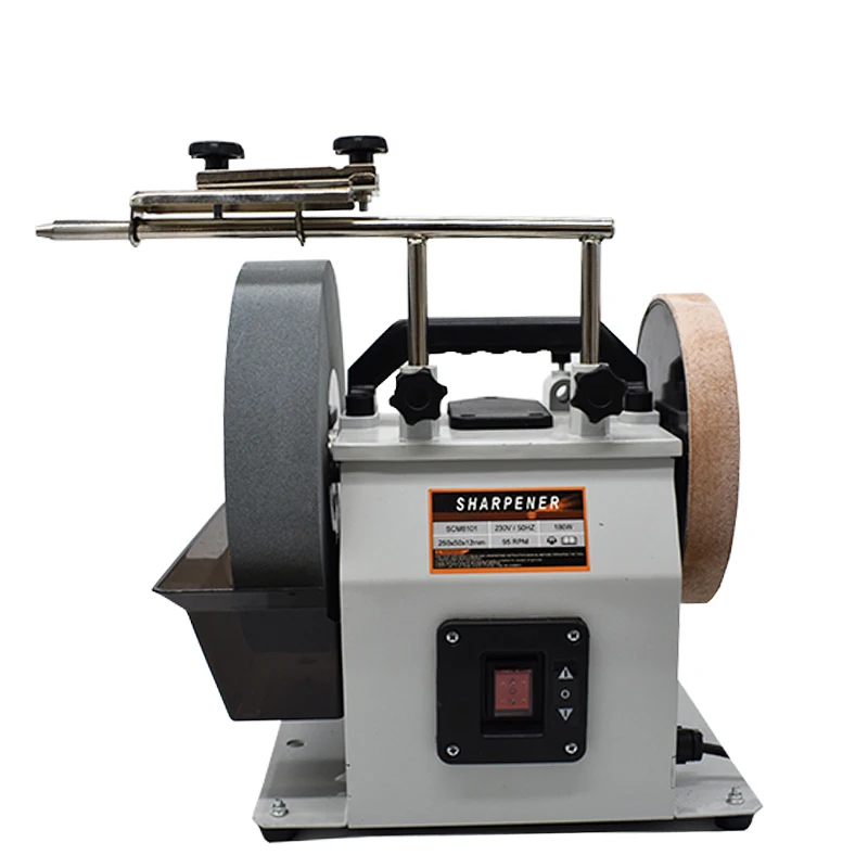 10 Inches New Sharpening Machine 220V/180W Low Speed Water Cooled Grinder Small Polisher Standard High Match Tools Equipment