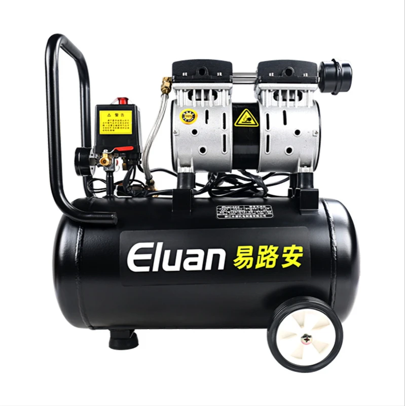 

550W 9L Oil-free Air Compressor 220V Multifunctional Woodworking Small High-pressure Air Pump Silent Painting Compressor