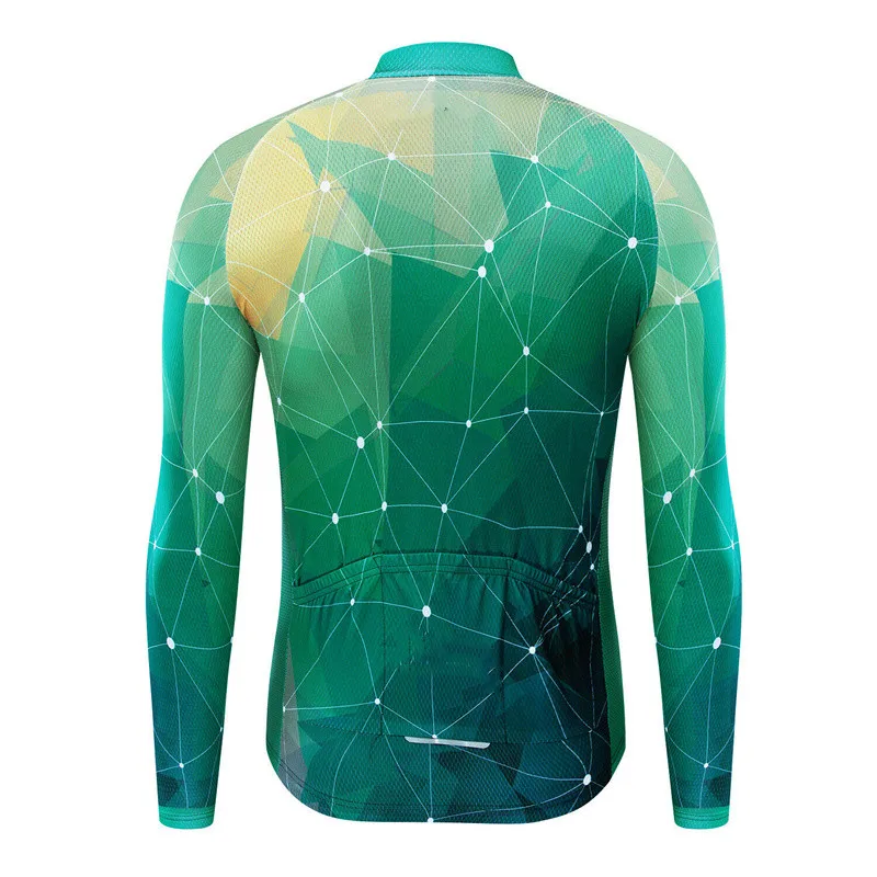 Long Sleeve Mountain Bike Shirts 2022 Autumn Men\'s Cycling Jerseys New Colorful Bicycle Sportswear Outdoor Riding MTB Clothing