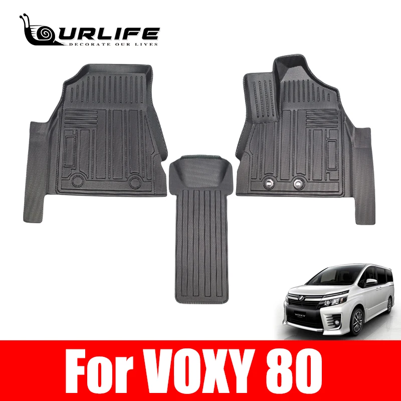 

For Toyota Voxy 80 Voxy80 RHD Right Rudde Car TPE Mat Waterproof Car Floor mats carpet Accessories