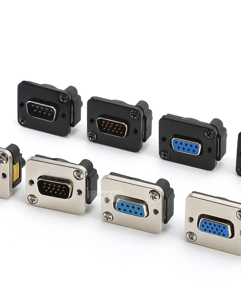 10 шт., разъем типа D DB15 штекер-гнездо