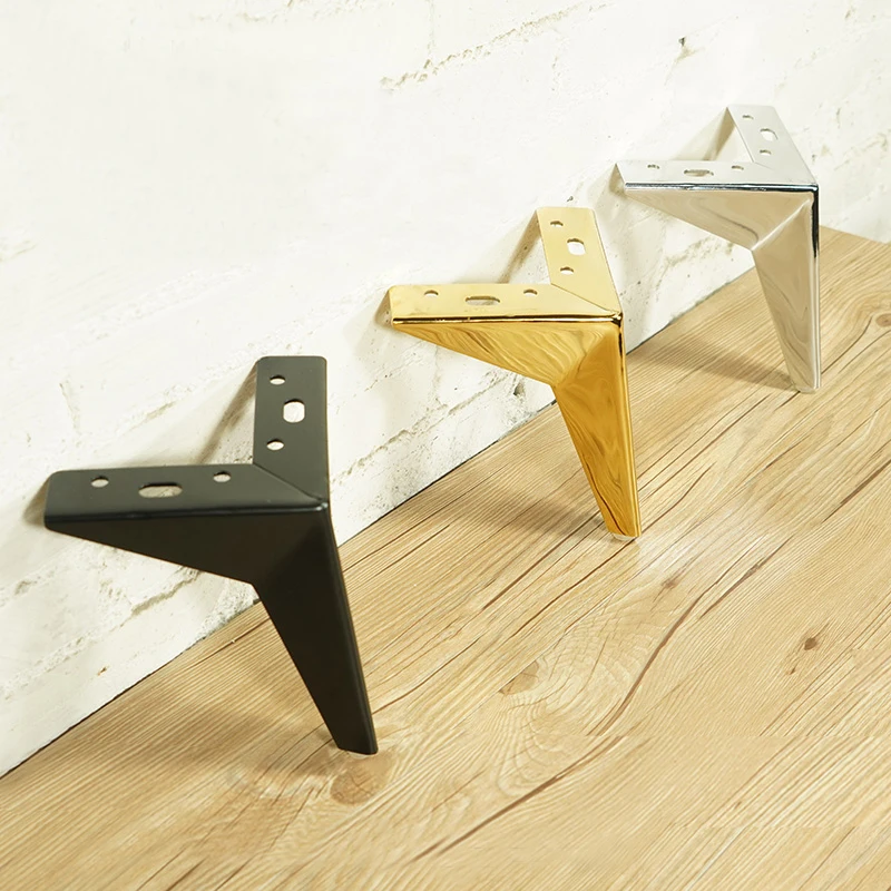 4Pcs Furniture Table Legs Metal Rhombus Sofa Legs Chair Legs Cupboard Cabinet Feet Height 10/13/15/17CM Furniture Leg