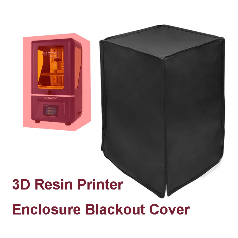 

3D Resin Printer Blackout Cover Enclosure Protection from UV Dust Dirt Spill PVC Polyester Storage Sleeve for Photon LD-002R