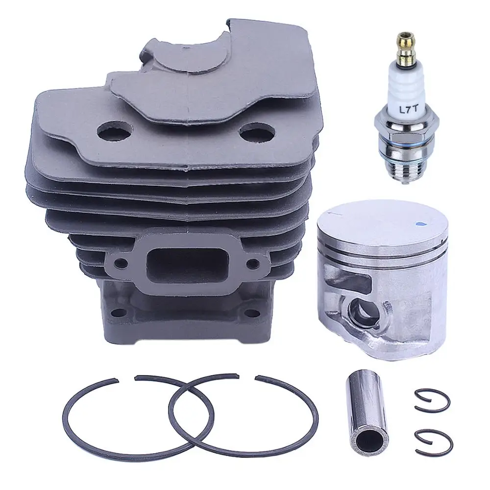 47MM Nikasil Chainsaw Cylinder Piston Kit for Stihl MS362 MS362C Spark Plug Replacement Parts for 1140 020 1200