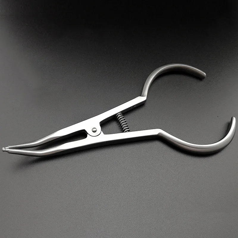 Dentistry Orthodontic Separator Placing Pliers Elastic Dentall Separator Circle Rubber Ring Steiner Ligature Ties Forceps