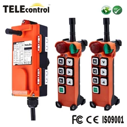 Telecontrol – interrupteur magnétique marche/arrêt, 6 boutons poussoirs simples, 2 transmetteurs, commande multiple, grue, radio, télécommande