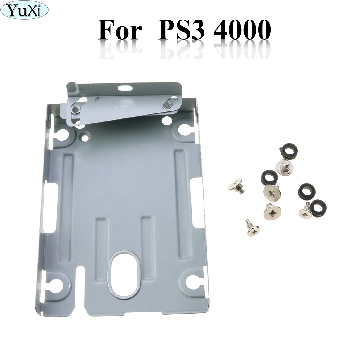 

YuXi For PS3 Hard Disk Bracket Slim HDD 4000 Drive Base Tray Support for Sony Playstation3 Super With Screws Gaming Accessories