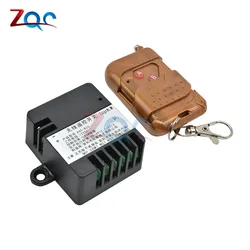 Interruttore A Distanza senza fili DC 12V 2 Canali Multi-Funzionale Relè 433Mhz Trasmettitore con Ricevitore per Porte Elettriche auto Luci