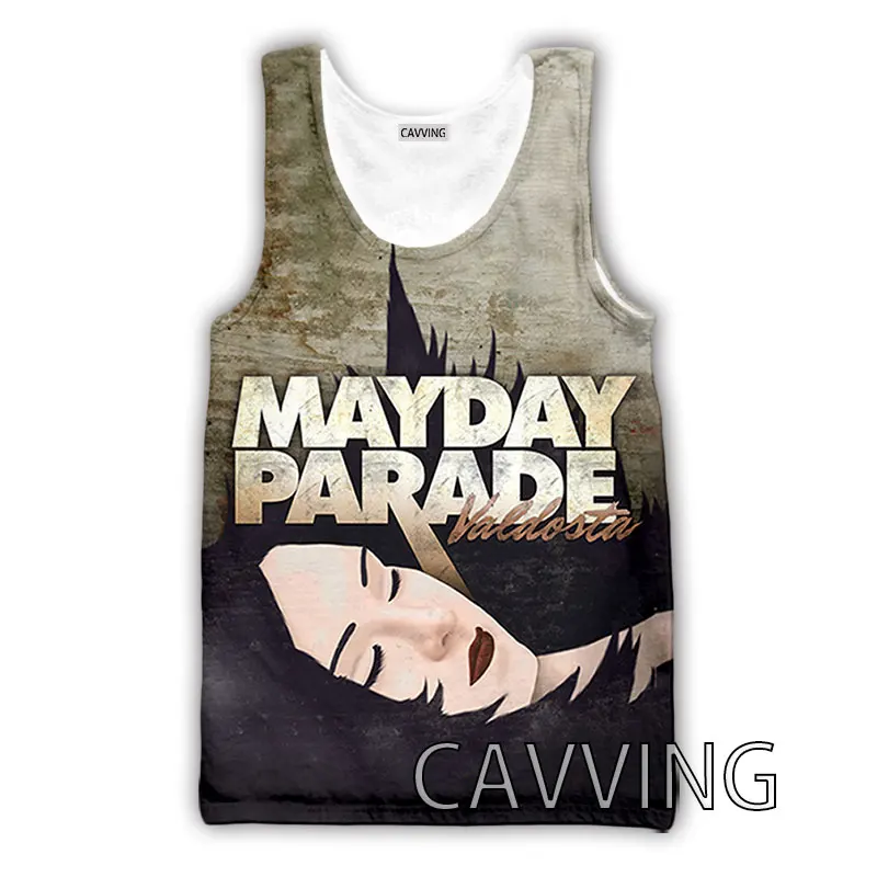 Neue Mode Frauen/Männer der 3D Drucken Mayday Parade Band Tank Tops Harajuku Weste Sommer Unterhemd Shirts Streetwear