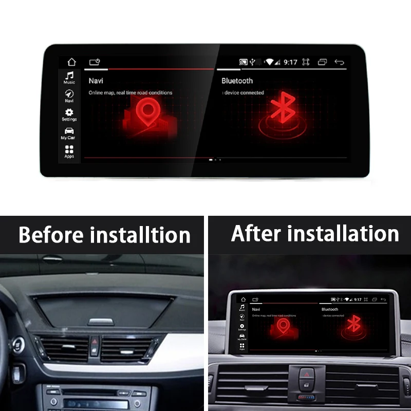 Blu ray car radio gps navi For 12.3