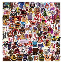 Pegatina de Graffiti Harem de cinco noches de oso de peluche, pegatina impermeable para cuaderno, monopatín, Maleta, venta al por mayor personalizada, 10, 30, 50 piezas