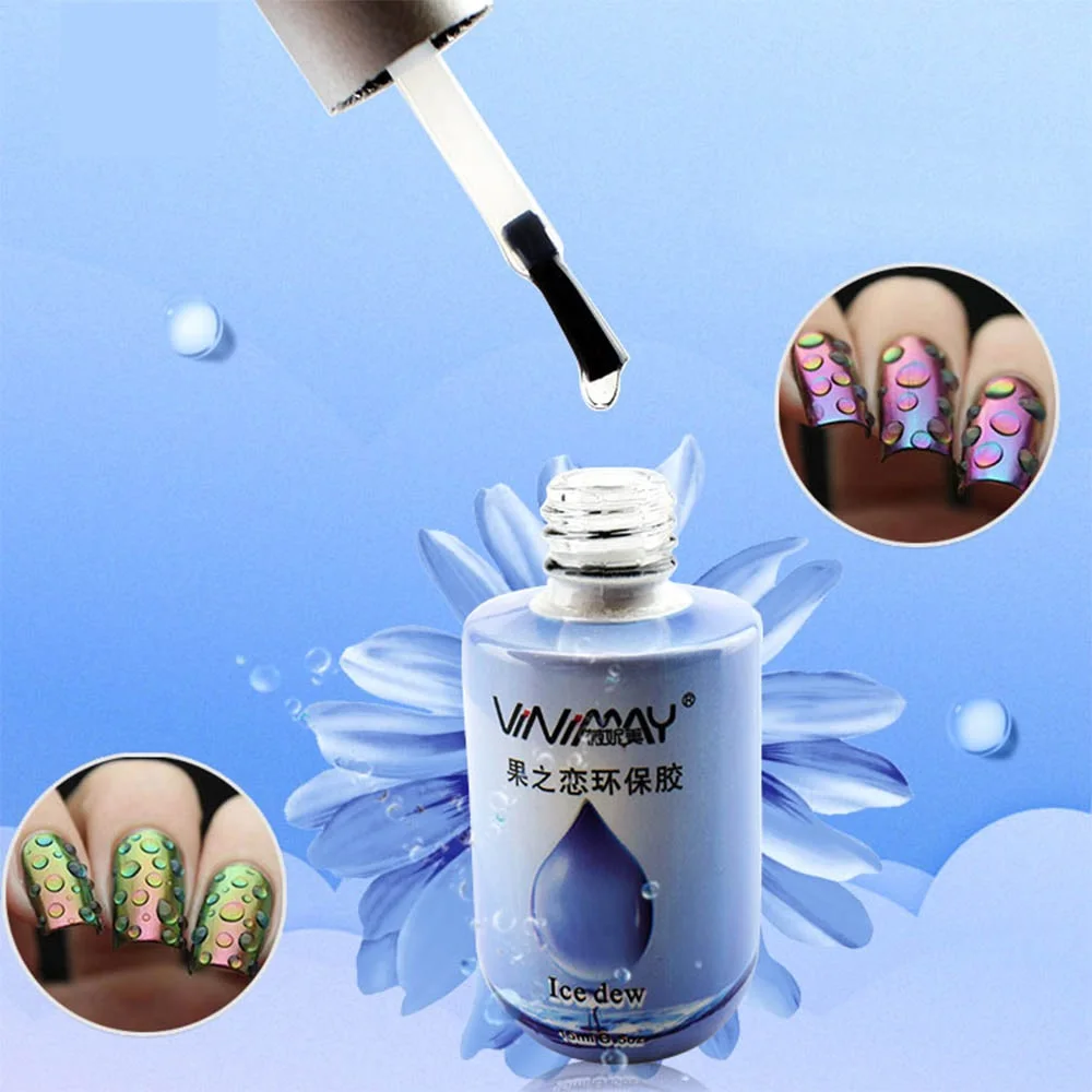 

Fashion Water Droplets Gel Nail Polish Gel Magic Smudge Bubble Gel Nail DIY Varnish Manicure Decoration Nail Art Accessories