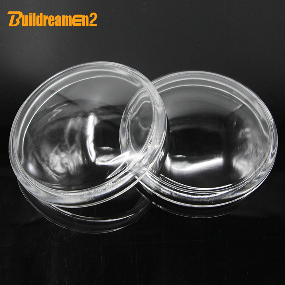 Buildreamen2 90mm Round Fog Light Transparent Glass Lens For Peugeot 301 308 408 2008 4007 4008 5008 207 307 3008 407 607