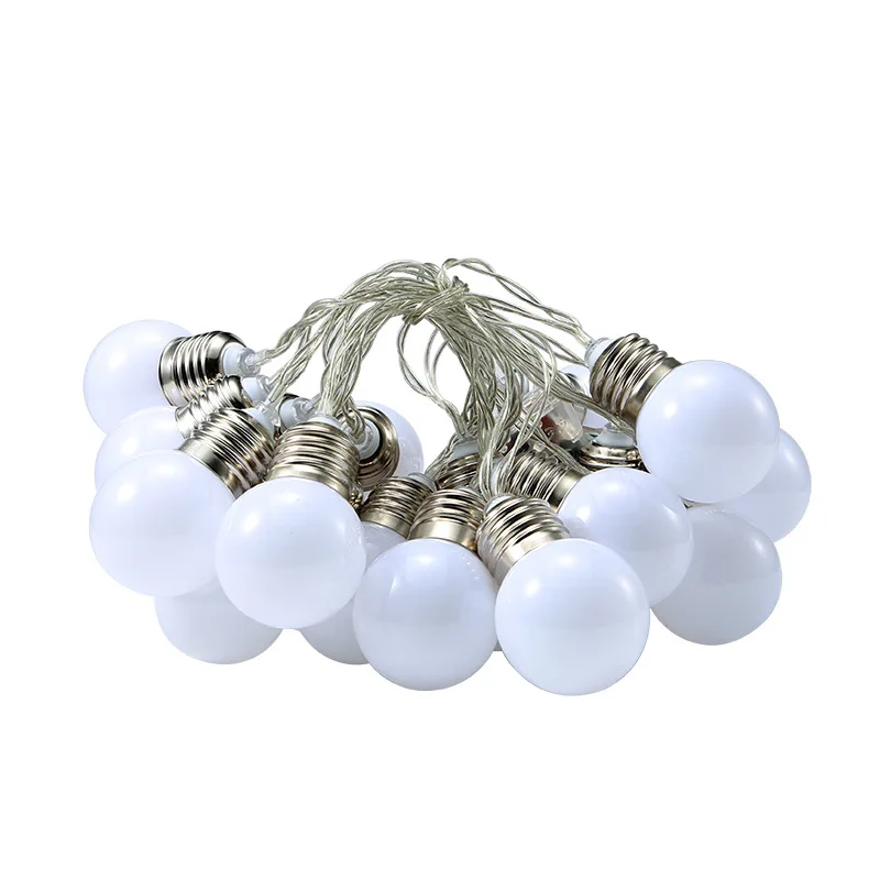 LED Classic Light Bulbs String Light Creative Garland Bulbs Lamp String Battery Operated for Indoor Living Room Bedroom Decor
