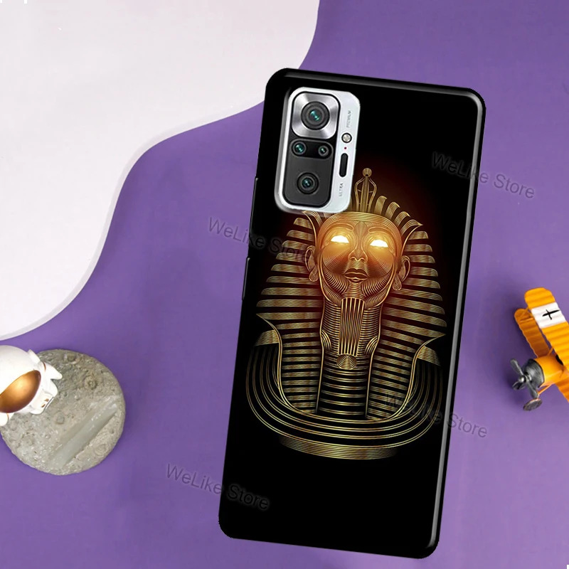 Egypt Egyptian Pharaoh Case For Xiaomi Redmi 9 9T 9C 8A 9A Phone Cover For Redmi Note 11 10 9 Pro Note 8 10S 9S