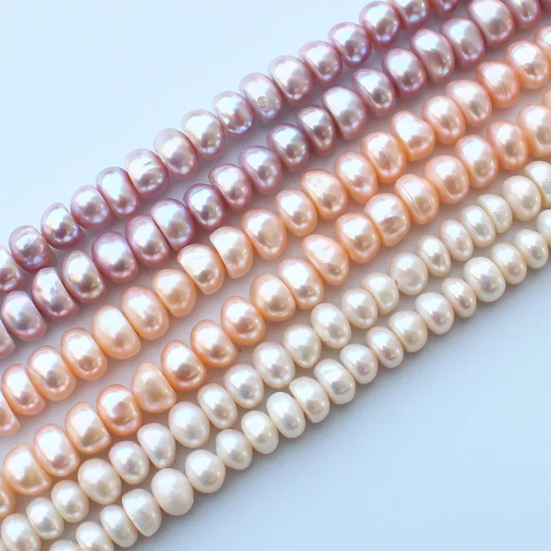 5-7mm Natural Freshwater Pearl bread shape 15inch Per strand, For DIY Jewelry Making, pendant,necklace