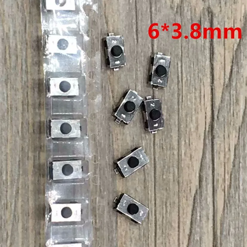 YIQIXIN 100Pcs/lot Touch Swicth Car Accessories Size 6*3.8mm For Peugeot Citroen Opel Switch Push Button Size:6*3.8mm