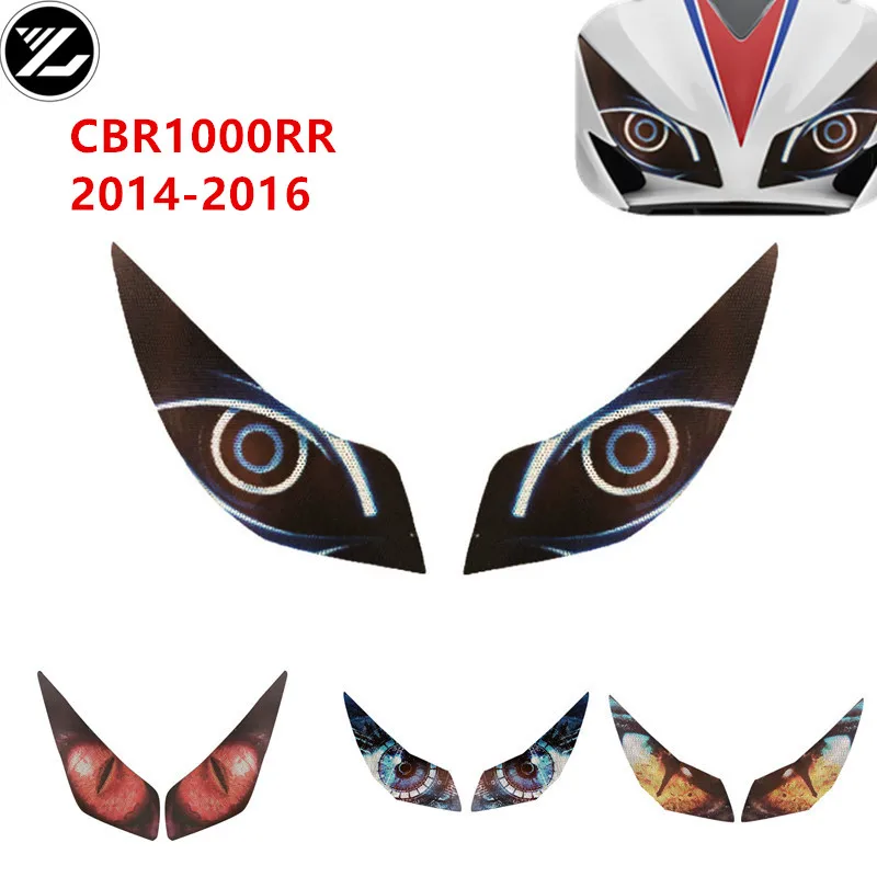 For HONDA CBR1000RR cbr 1000rr 2014 2015 2016 Motorcycle accessories headlight protection sticker headlights eye body sticker