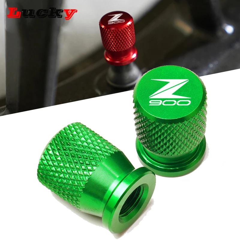 Hot Deals Z900 For Kawasaki Z 900 2017 2018 2019 2020 Motorcycle CNC Aluminum Accessories Tire Valve Air Port Stem Cover Caps