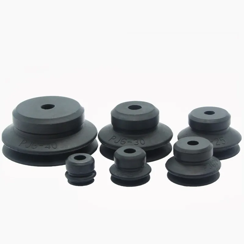 10pcs PJG-10 15 20 25 30 35 Industrial Vacuum Suction Cup Silicone Pneumatic Manipulator Sucker Nozzle for Robot Arm Parts