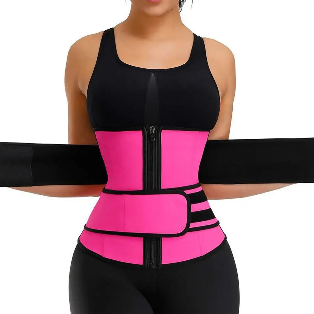 Slimming sheath Women Waist Trainer Neoprene Belt Weight Loss Cincher Body Shaper Tummy Control Slimming Sweat Fat Burning