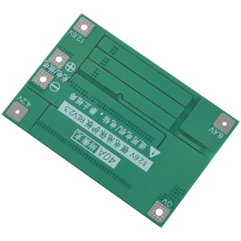 3S 40A For Screwdriver 12V Li-Ion 18650 Bms Pcm Battery Protection Board Bms Pcm With Balance Liion Battery Cell Pack Module