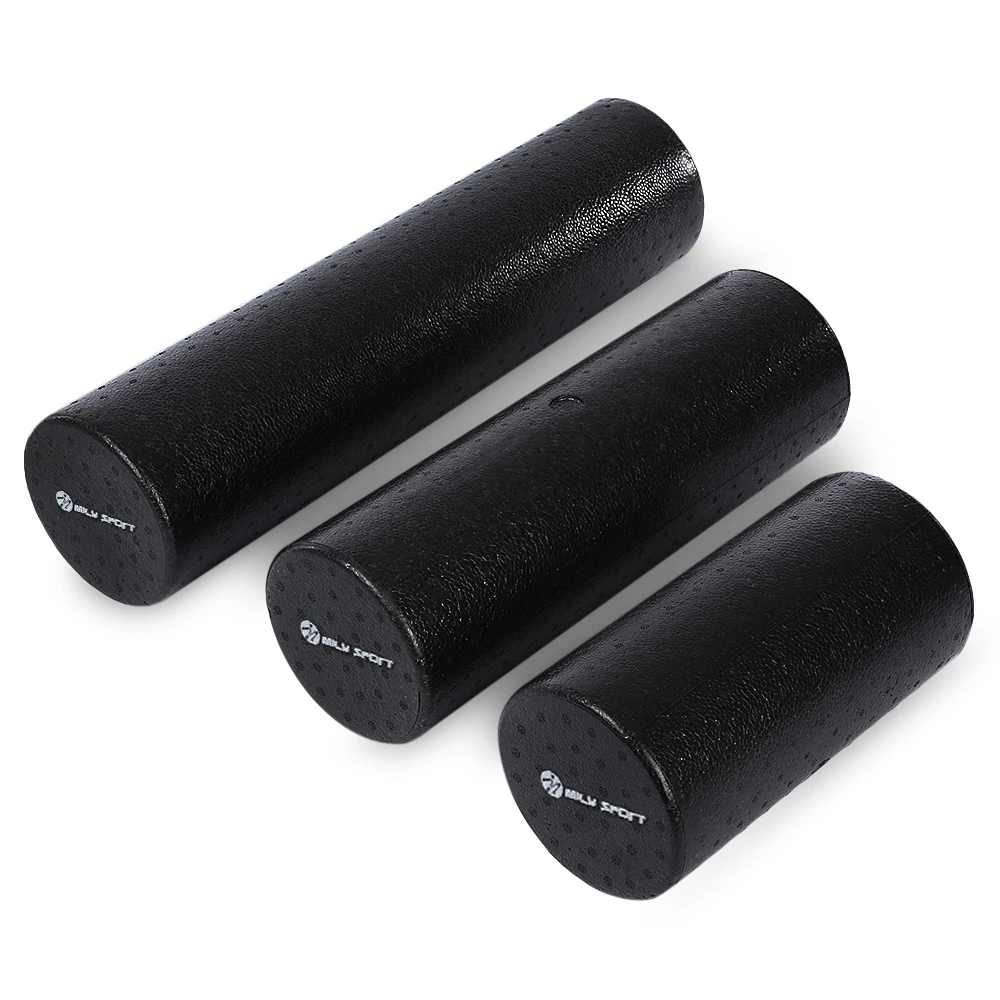 Black Yoga Column Foam Shaft Balance Shaft Yoga Gym Exercise Fitness Physiotherapy Massage Equipment Epp Foam Roller Yoga Pilate