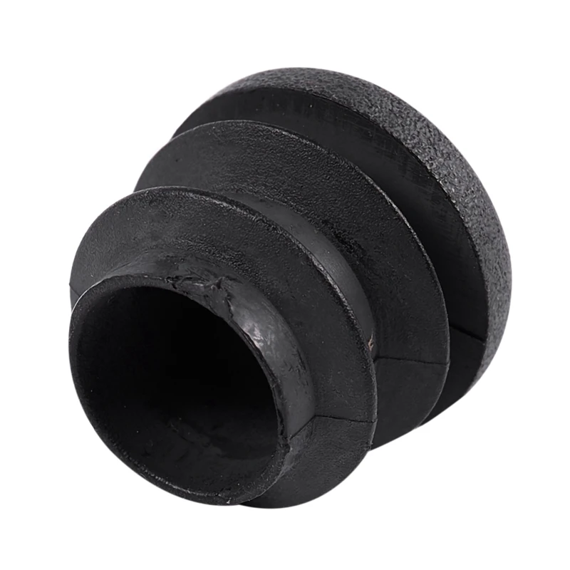 Embout en plastique noir, 30 pièces, bouchon rond, Tube d'insertion, bouchon de Tube, 16Mm