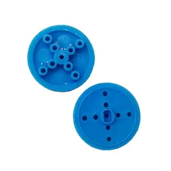 30-2A Blue TT Pulley 30mm Plastic Motor Belt Wheel Toy Accessories Science and Technology Model Material