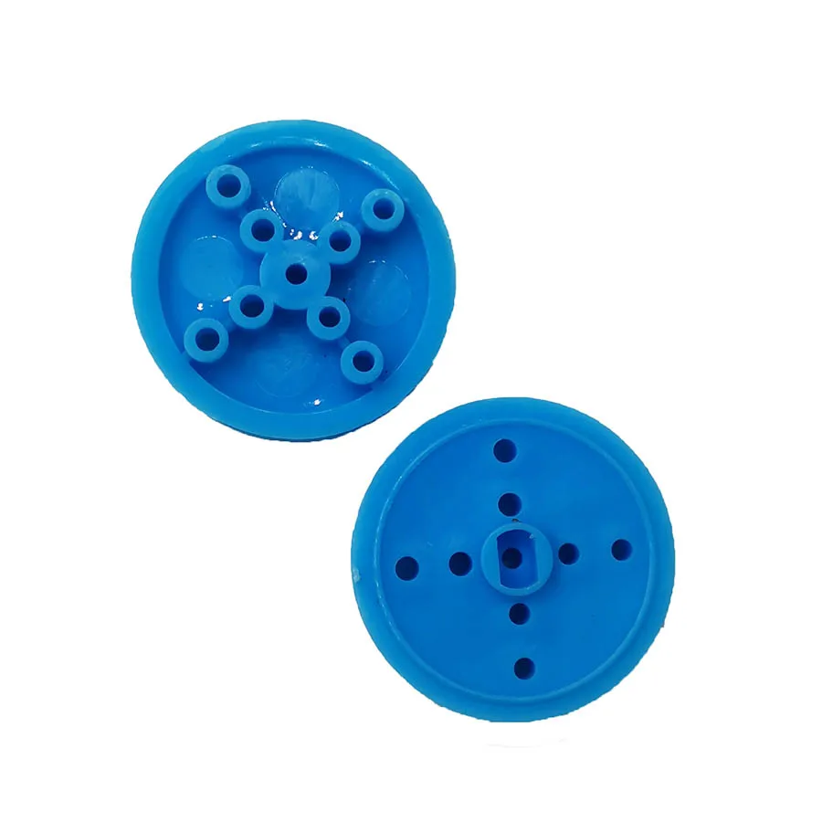 30-2A Blue TT Pulley 30mm Plastic Motor Belt Wheel Toy Accessories Science and Technology Model Material