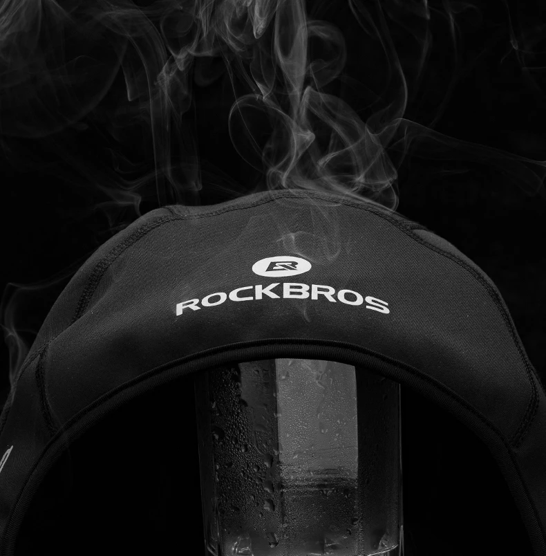 ROCKBROS Wintermützen, winddicht, Thermo-Fleece-Hüte, Fahrradmütze, Skifahren, Motorrad, Radfahren, Hut, Bandana, Ciclismo, Stirnband – Detail 9