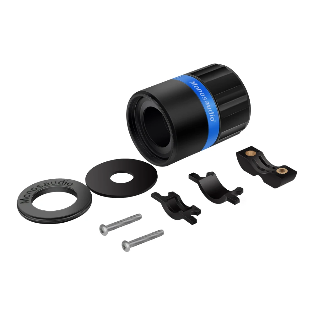 Monosaudio-Prise d'alimentation Hi-Fi pour alimentation audio, plaquée or 24 carats, Suisse, Suisse, 3 broches, MS150G