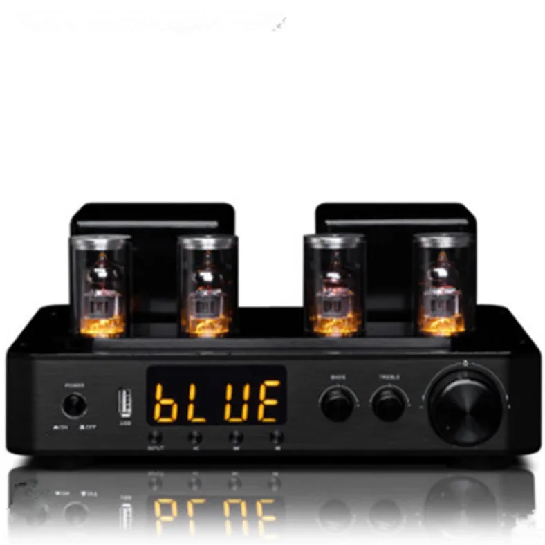 D1047 B817 tube + 6F2 *4 100W+100W TH-108 double-ring cattle Bluetooth fiber optic coaxial fever tube hifi home amplifier