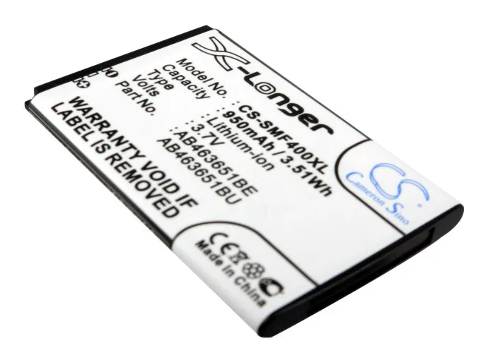 cameron sino 950mAh battery for SAMSUNG Blade Chat 322 Genio Qwerty GH-J800 Glamour S7070 GT-B3410 C3060 C3200 C3222 C3322